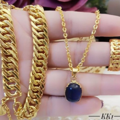 Set Perhiasan Wanita Lapis 24K 505P