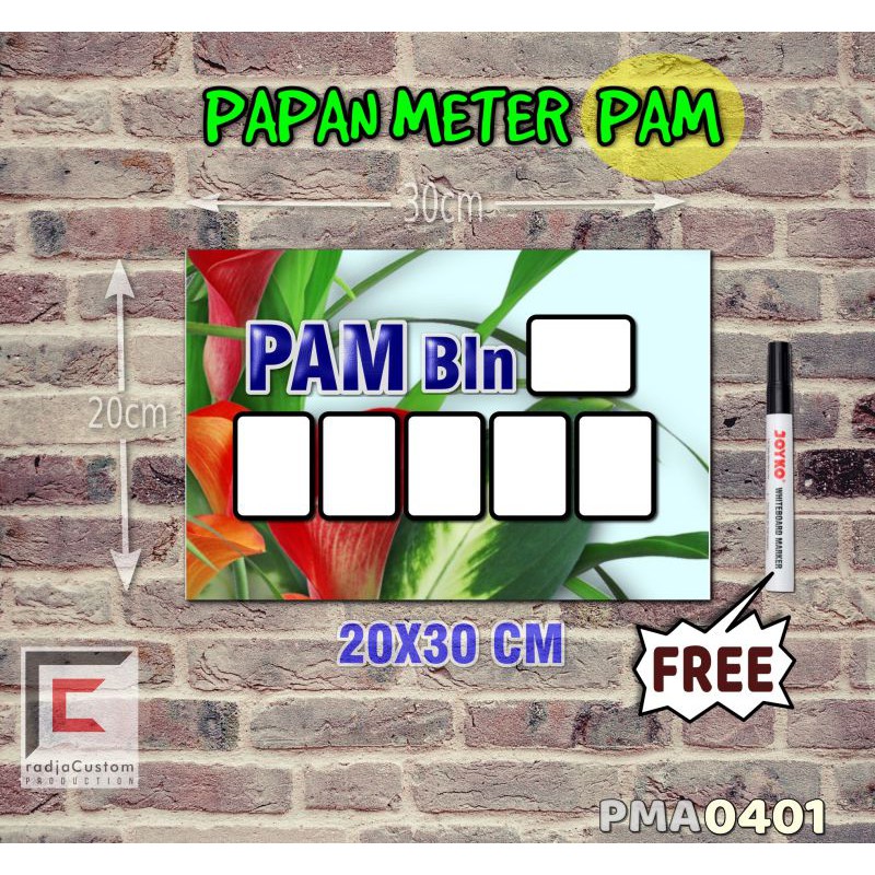 

RadjaCustom Papan Meter Listrik PLN PAM motif Unik - Tropical 01