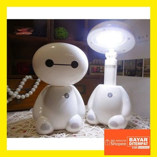 BNT36 LAMPU MEJA  BELAJAR  TIDUR LUCU KARTUN BAYMAX KARAKTER  