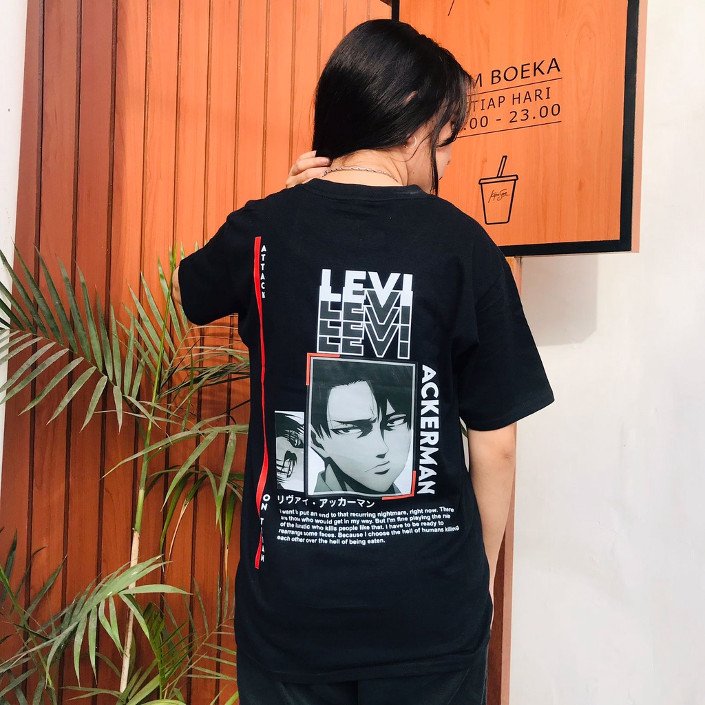 Tshirt Levi Scouting Legion Anime Manga Attack On Titan SNK Premium Unisex