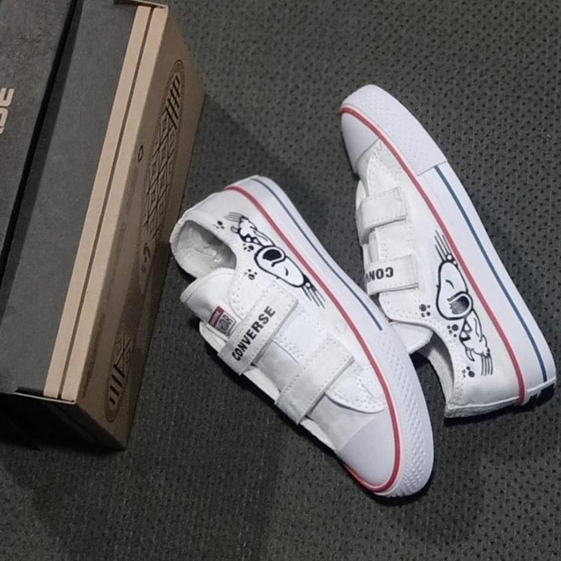 BD.603017 ‑ Sepatu anak converse_anak snoopy sepatu sneakers karakter converse_kids snoopy fashion a