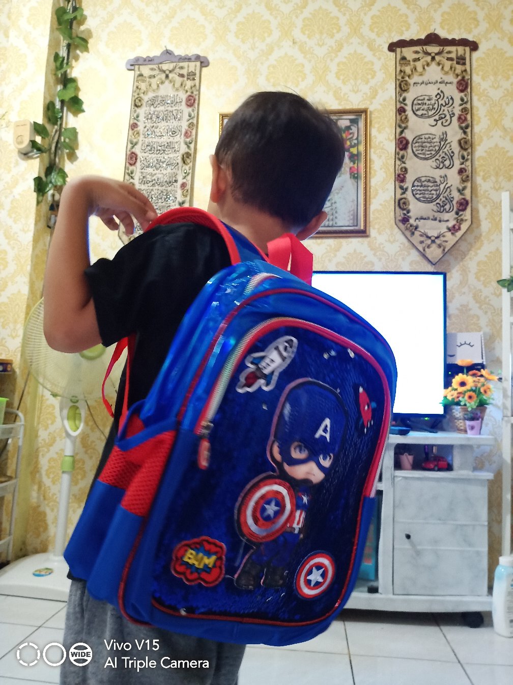 Tas Lunchbox Lunchbag Selempang Bekal Makan Anak Anak Aluminium Foil