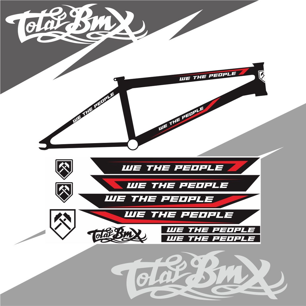 STICKER VARIASI STRIPING SEPEDA BMX / STRIPING STICKER SEPEDA BMX VARIASI / BMX VARIASI STICKER WTP 