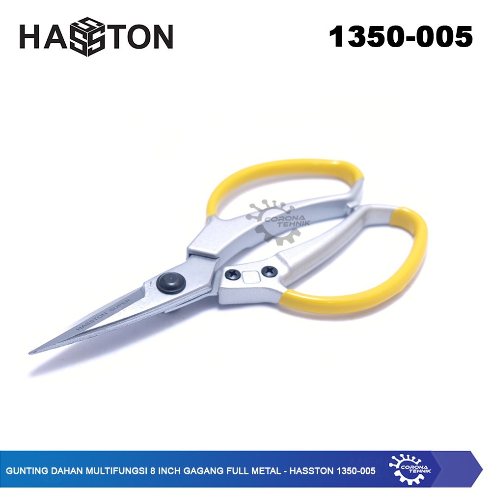 Hasston 1350-005 - Gunting Dahan Multifungsi 8 Inch Gagang Full Metal