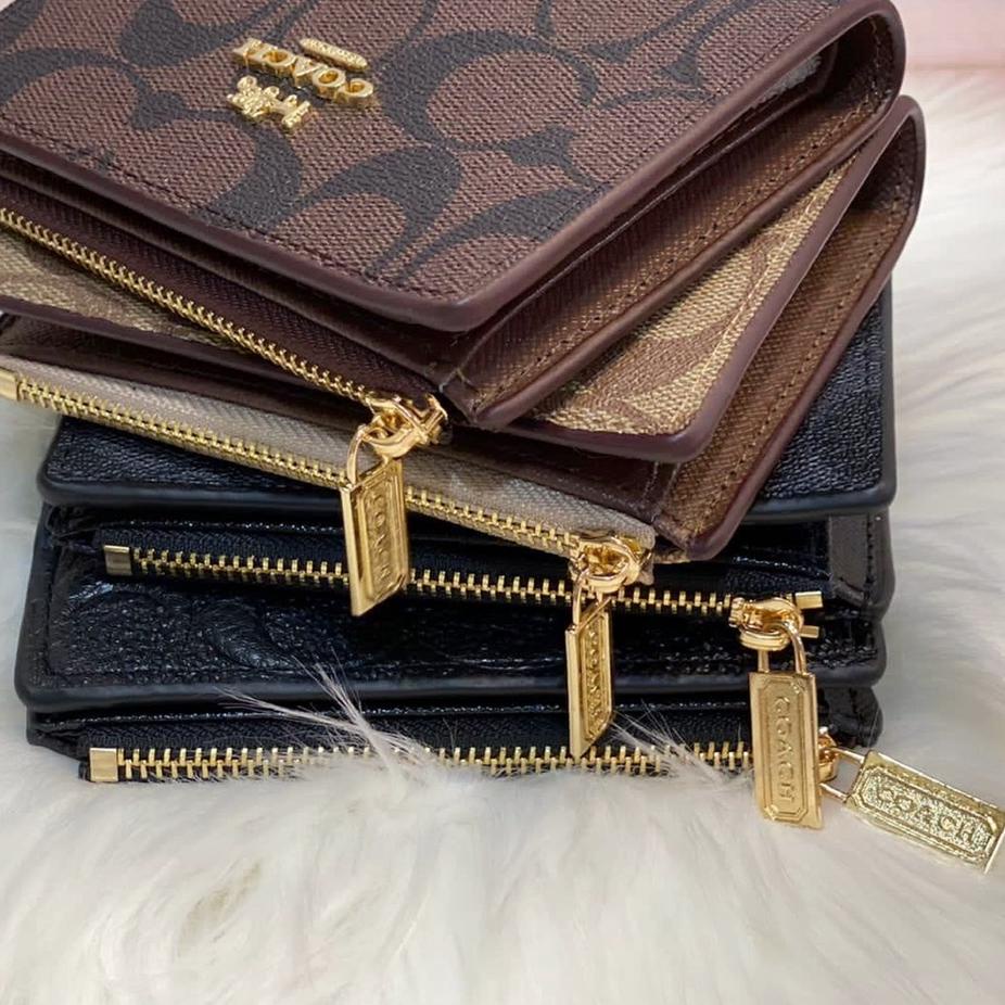 Langsung Beliii.. Dompet Coach 208 IMPORT Super Premium wanita lipat uang kartu