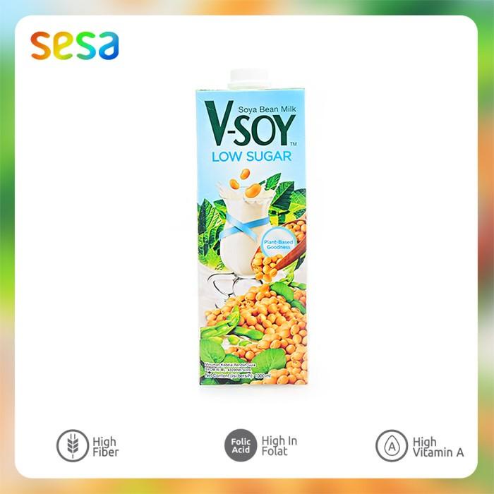 

V-Soy Soya Bean Milk Low Sugar 1 L Best Seller