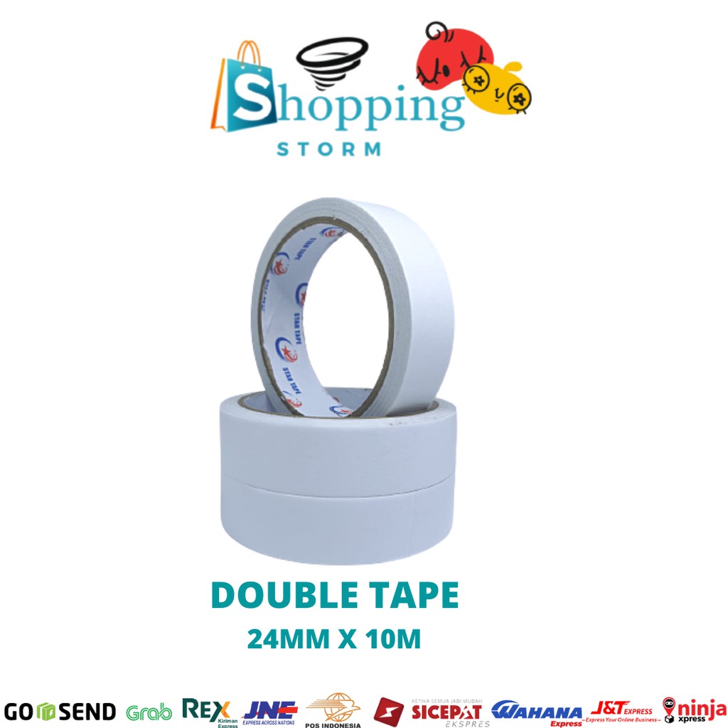 

Double Tape Star Tape Isolasi Selotip 24MM X 10M