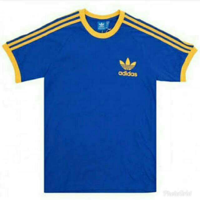 TEE ADIDAS CLNF BLUE LIST YELLOW