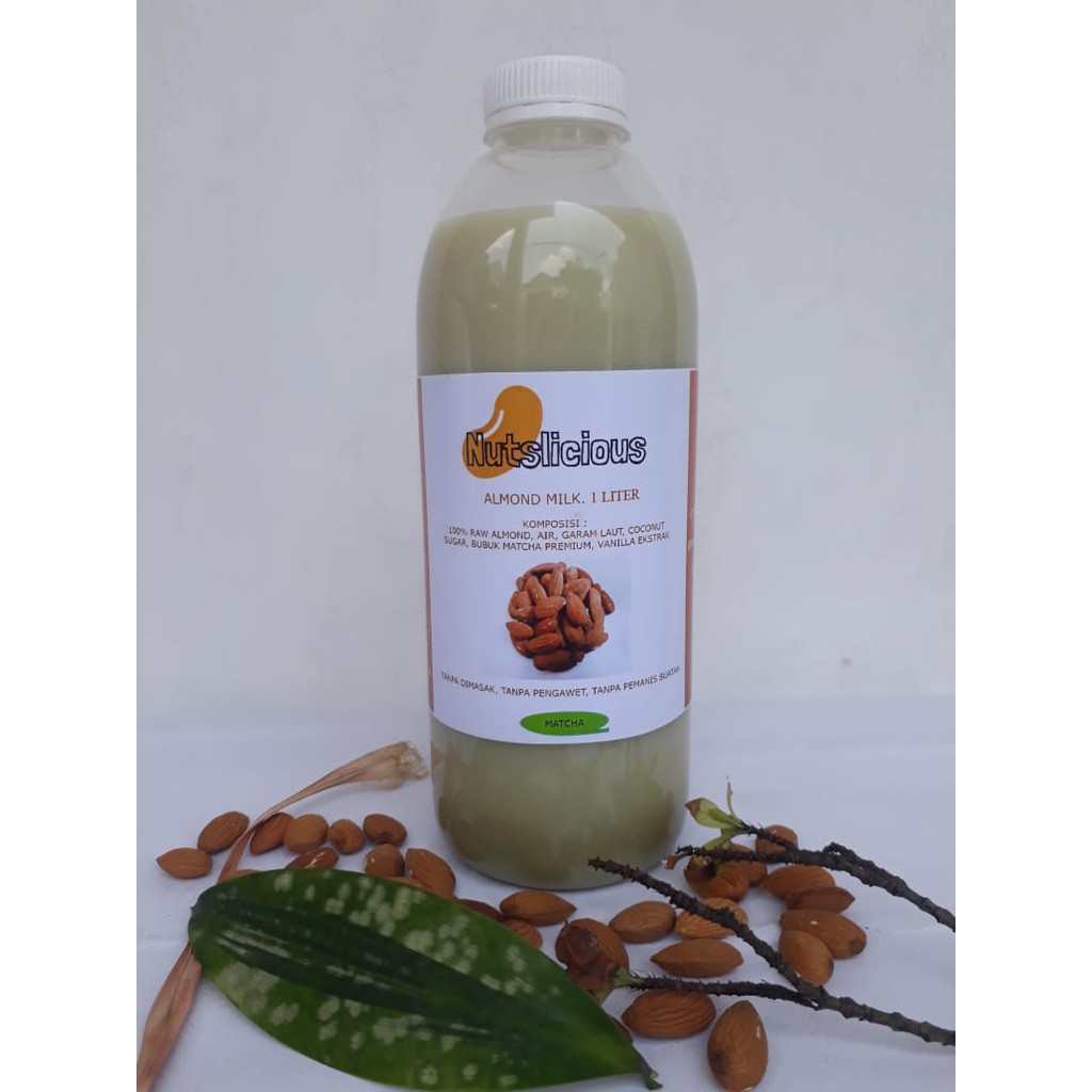 

Susu Almond Matcha Nutslicious 1 Liter / Asi Booster / Almond Milk
