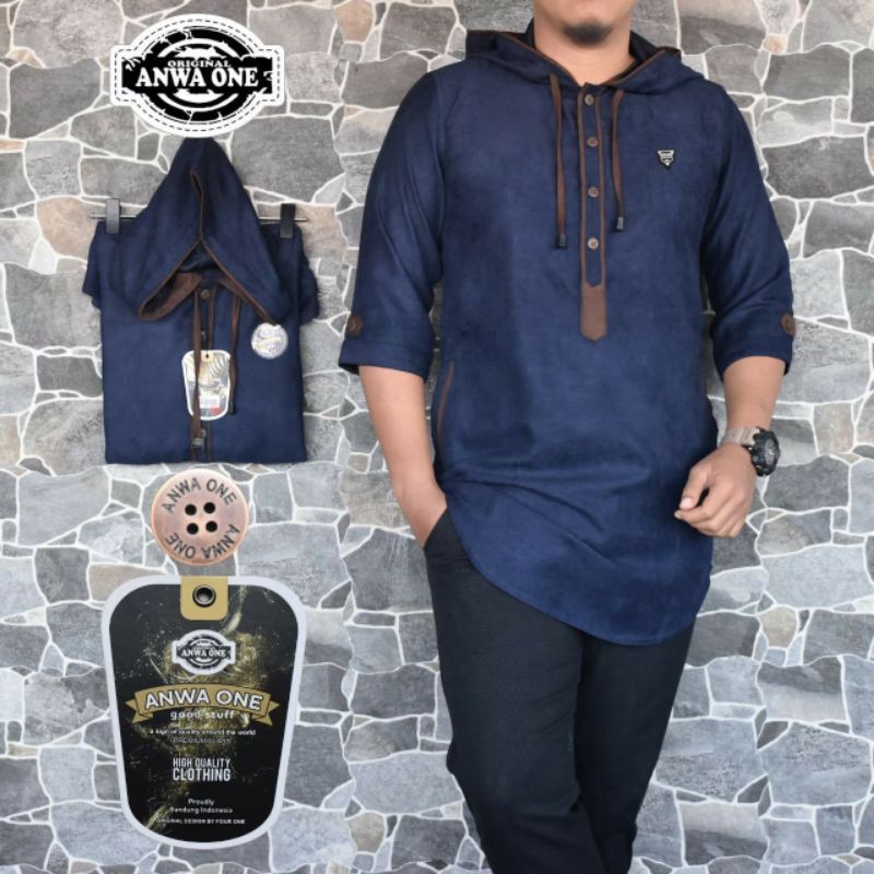 BAJU MUSLIM HOODIE/KOKO QURTA HODIE/Baju muslim dewasa/koko dewasa/Koko qurta/qurta pakistan