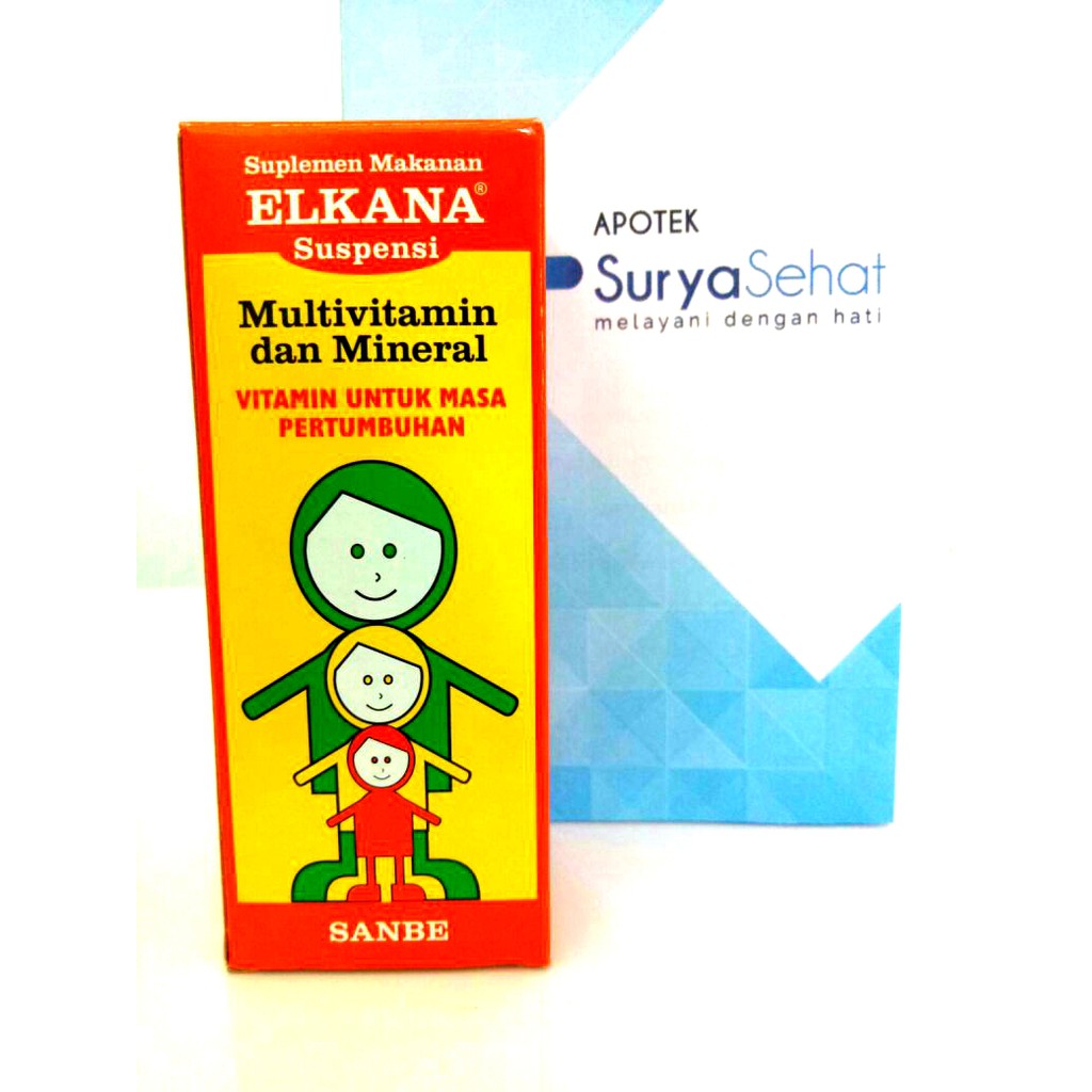 ELKANA SUSPENSI 60 ml Multivitamin dan Mineral - Elkana CL 120ML