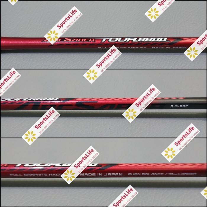 mantul habis badminton RAKET BADMINTON YONEX ARCSABER TOUR 6600 ORIGINAL MADE IN JAPAN