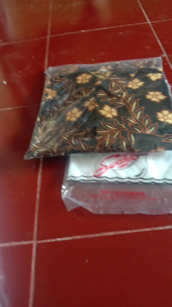 Risna Batik Hrb026 Kenongo Hem Kemeja Batik Pria Lengan Pendek  Katun Primis Halus M L Xlo