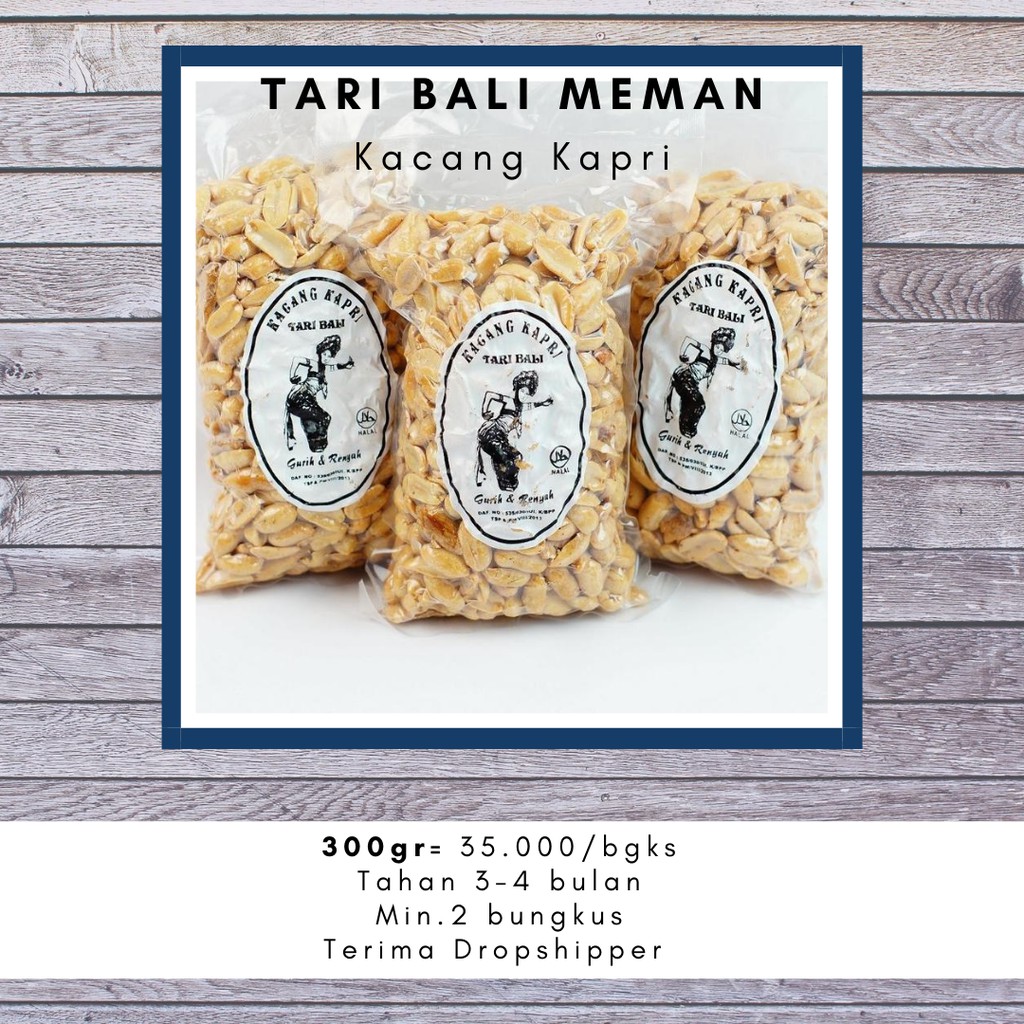 

Tari Bali Meman Kacang Kapri 300 gram