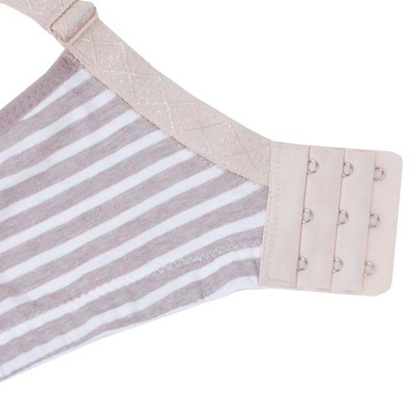 Bra Menyusui & Hamil | MOOIMOM Anti-Sagging Pregnant Maternity Nursing Stripes Bra-6