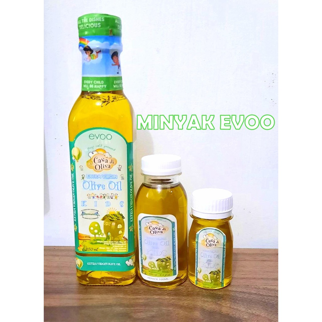 

ORIGINAL EVOO MINYAK MPASI MINYAK EVO REPACK Mpasi Biel Babyshop