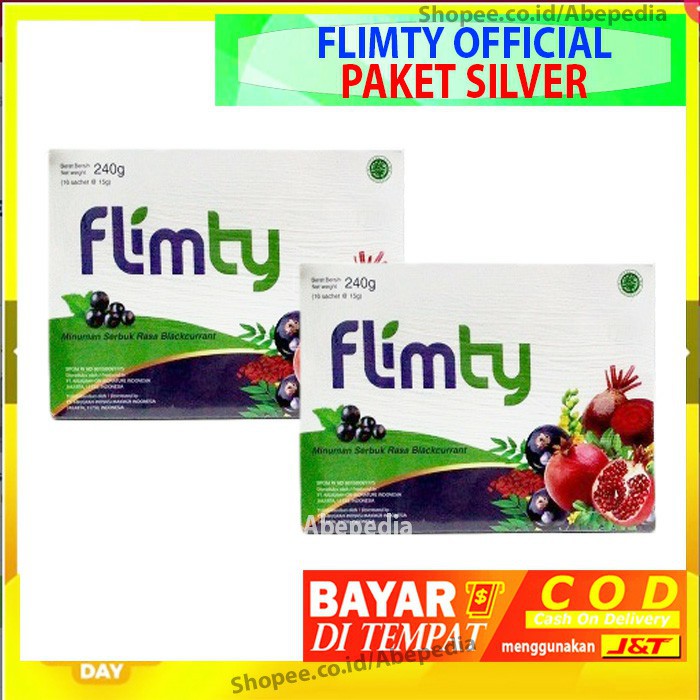 FLIMTY FIBER PAKET SILVER 2 BOX SLIMMING DETOX PENGURUS PELANGSING