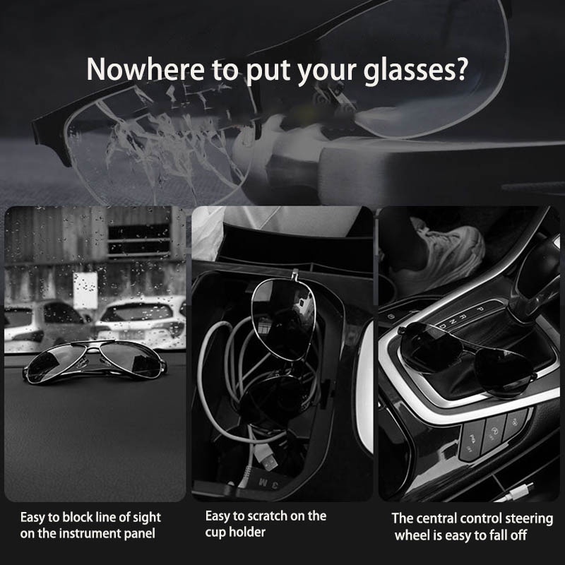 Auto sunglasses visor clip holder Klip holder Tempat Klip Kacamata Hitam sunglasses universal multi Fungsi Kartu Tiket interior Mobil