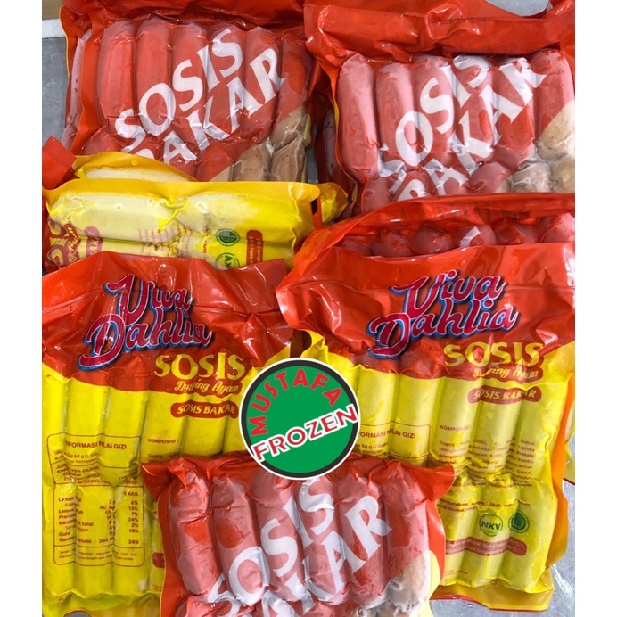 Jual Viva Dahlia Sosis Ayam Bakar Mini 500gr Shopee Indonesia