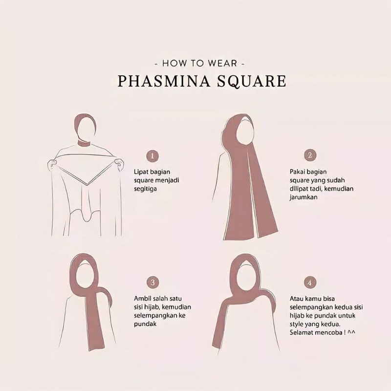 (KJI) HIJAB PASHMINA SQUARE PASHQU SEGIEMPAT DIAMOND ITALIANO