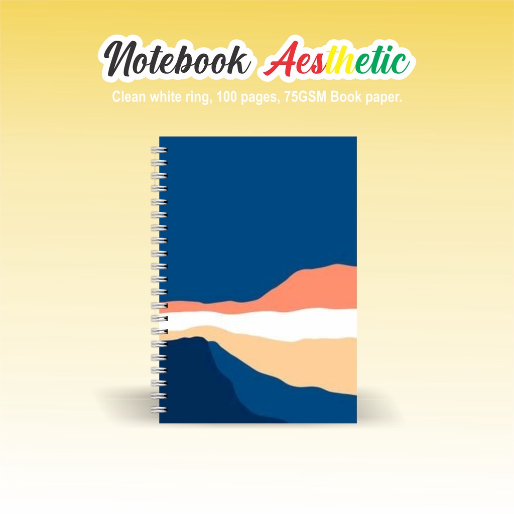 

Notebook Aesthetic BOOKPAPER GRID/KOTAK2#DOTTED/TITIK2#BLANK/POLOS#GARIS/LINE