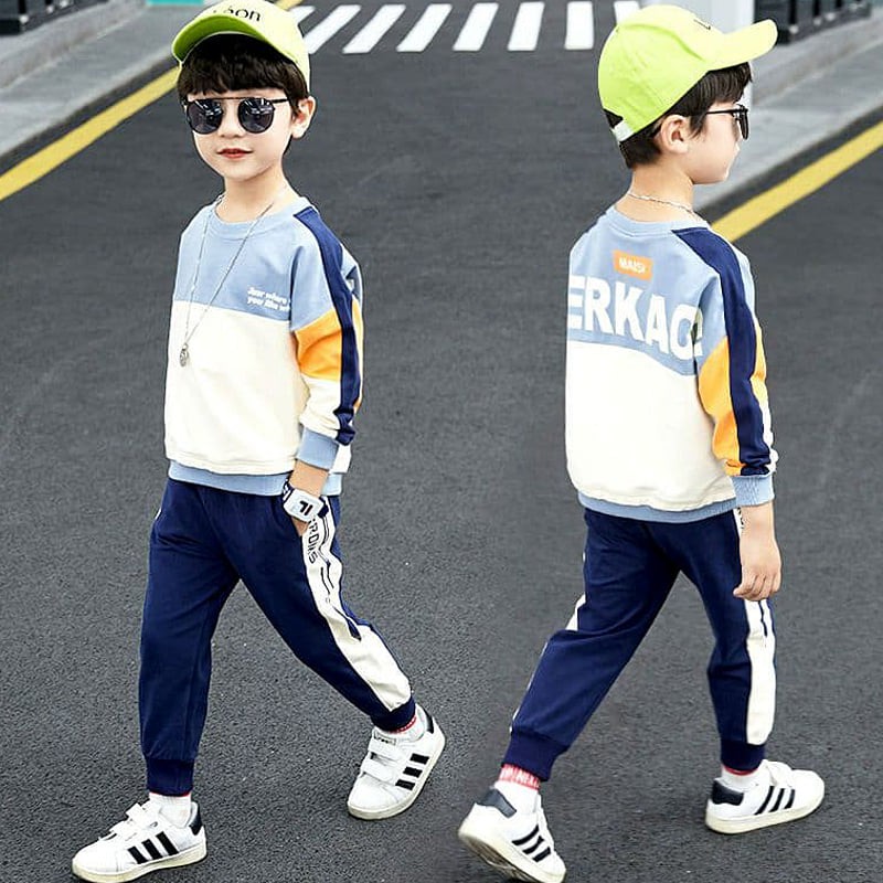 Setelan Anak Laki Laki Fashion Sporty Erkao