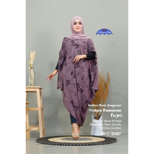 COD KAFTAN BATIK SRIKANDI KALESHA NEENA TUNIK MAXY SOLO ORI BAHAN PARIS SRAGENAN PREMIUM BAHAN ADEM 