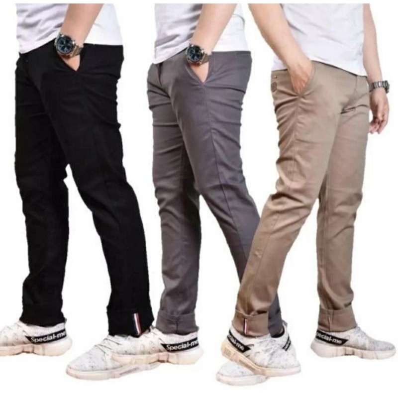 CELANA JEANS CHINO COWOK CEWEK TERMURAH PROMO KASUAL COCOK UNTUK KERJA