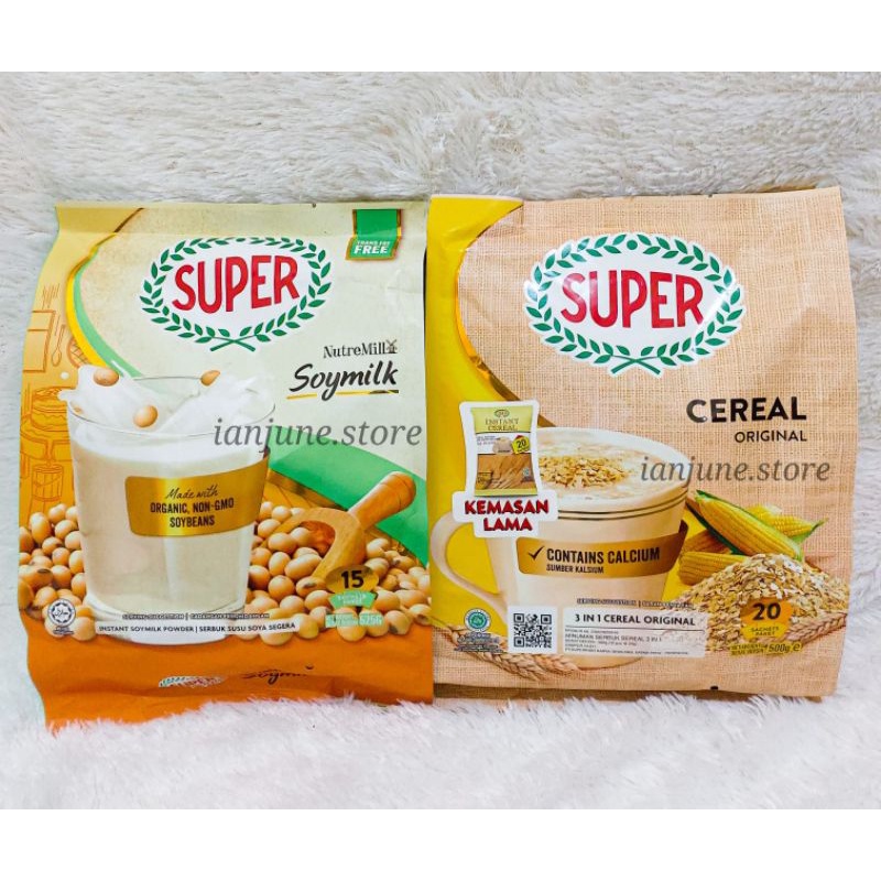

Super Instant Cereal 20 Sachets Minuman Sereal Sarapan