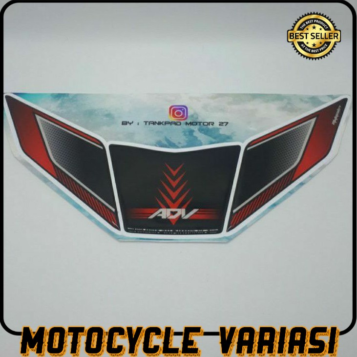 Stiker visor  windshield HONDA ADV 150 carbon resin premium