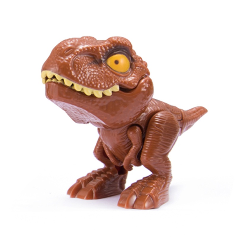 Mary Anak Mainan Puzzle Interaktif Jari Dinosaurus Warna Cerah Action Figure Portable Mainan Penggalian Arkeologis