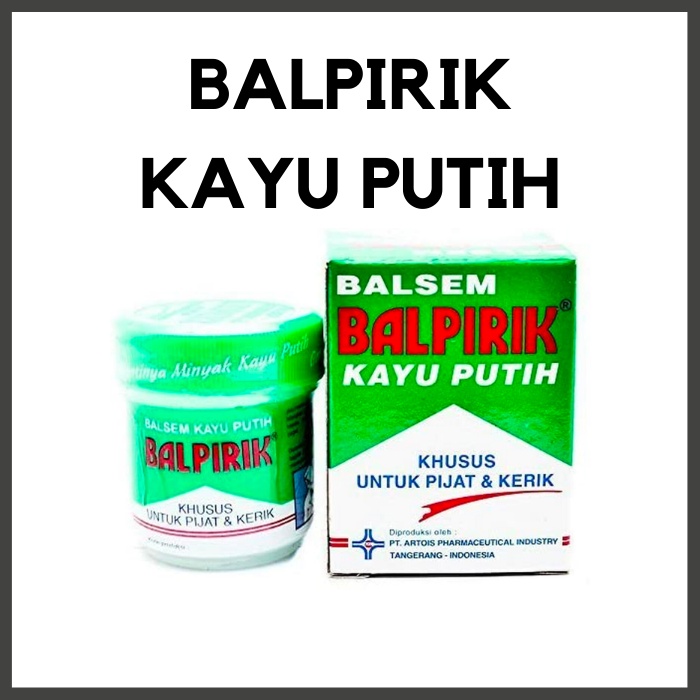 Balpirik Balsam Gosok Ekstra Kuat Balpirik Merah Kuning Hijau Kayu putih Balsem