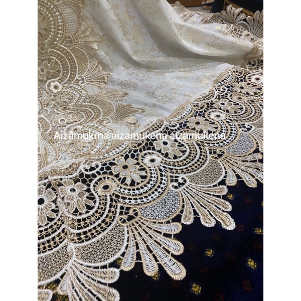Mukena foill prada seroja two ton.. Full kd. (COD)