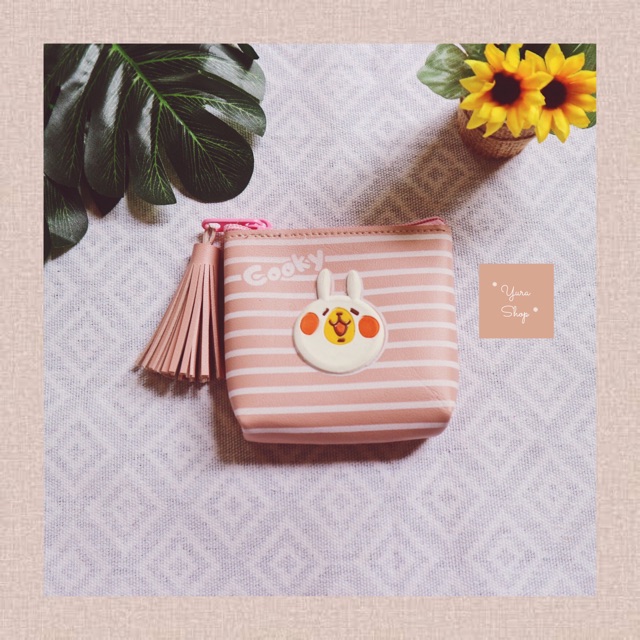 Dompet Koin Motif Cooky | Line Coin Wallet | Yurashop