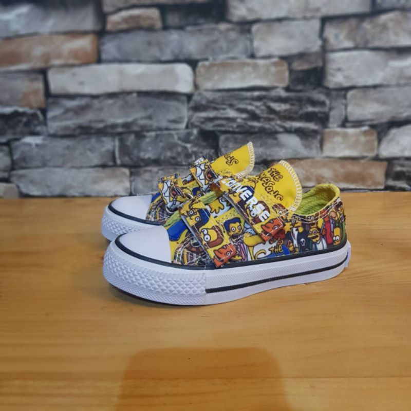 SEPATU ANAK THE SIMPSON PREMIUM QUALITY CONVERSE ANAK THE SIMPSON