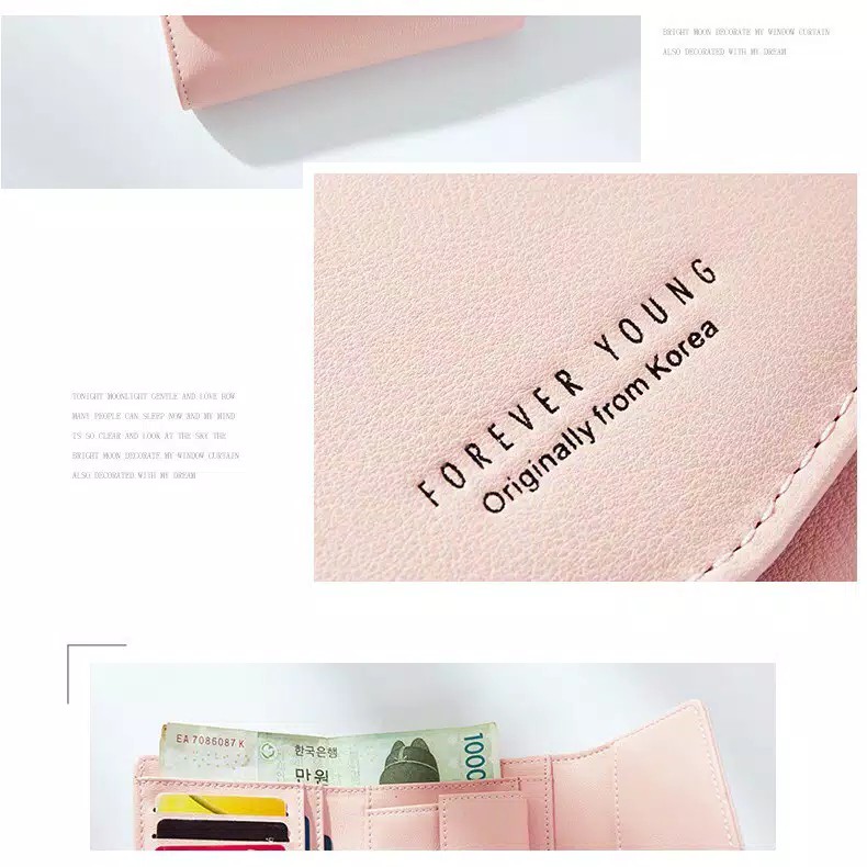 Dompet Fashion LIPAT KC005 WANITA RUMBAI DOMPET CEWEK MULTIFUNGI PRAKTIS MURAH TREND IMPORT A3
