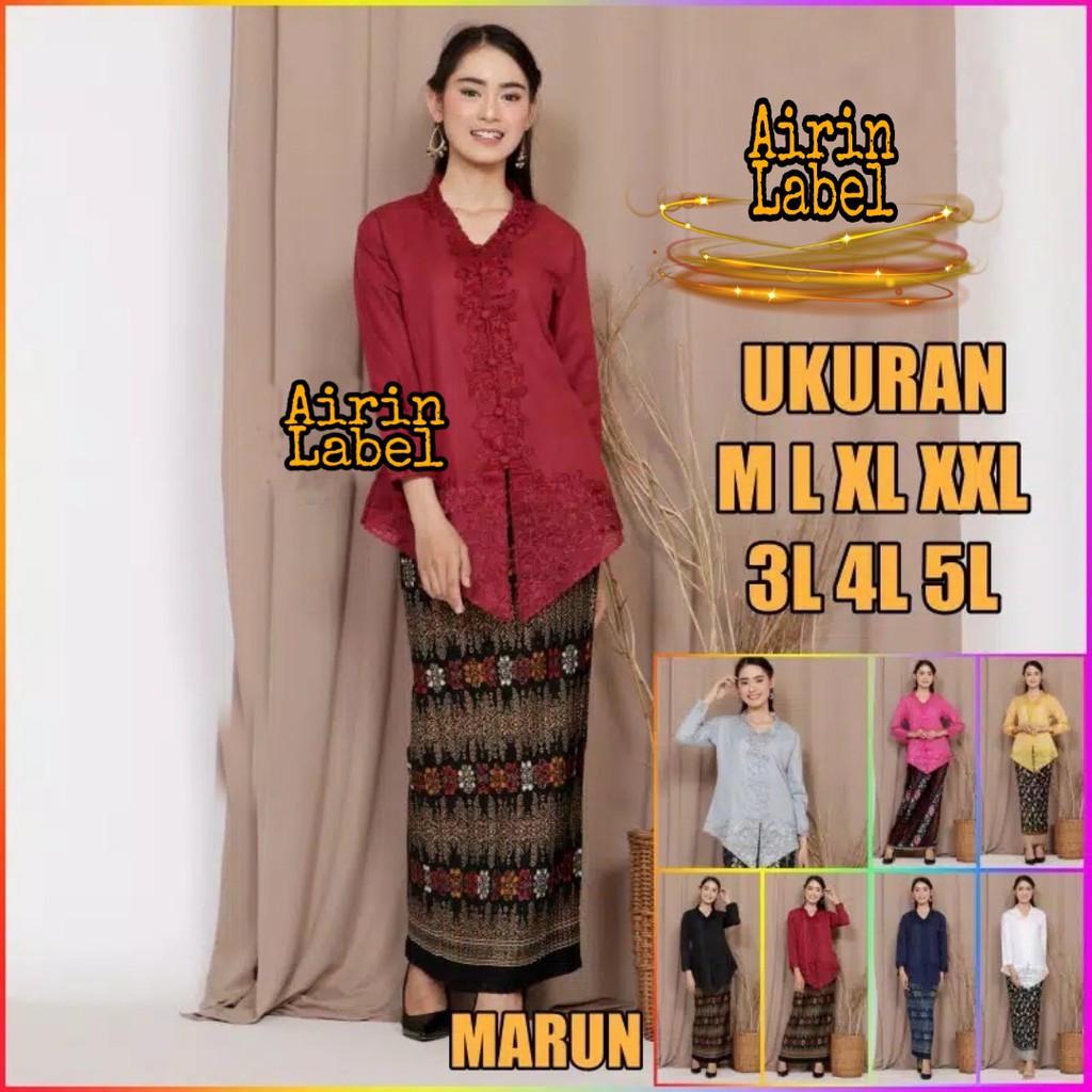 SETELAN KEBAYA ENCIM TERMURAH/KEBAYA ENCIM/KEBAYA ENCIM MODERN/KEBAYA JUMBO/BAJU KEBAYA