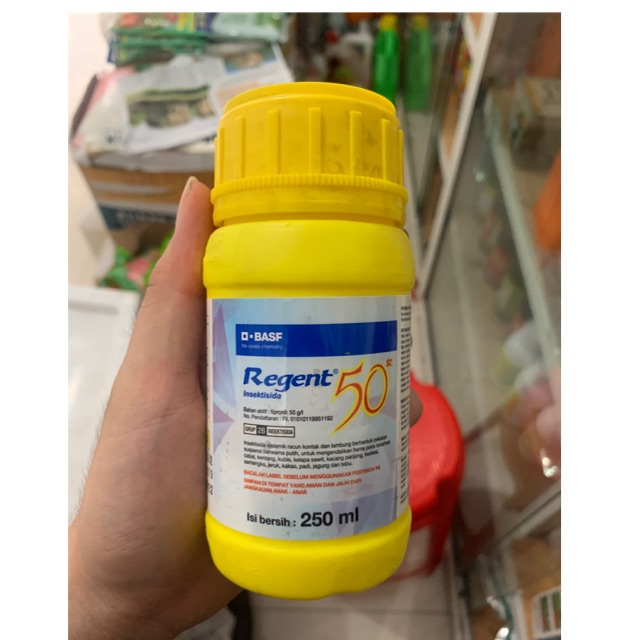 Regent 50Sc 250ml insektisida pestisida hama ulat , kutu, penggerek batang,thrips,tungau