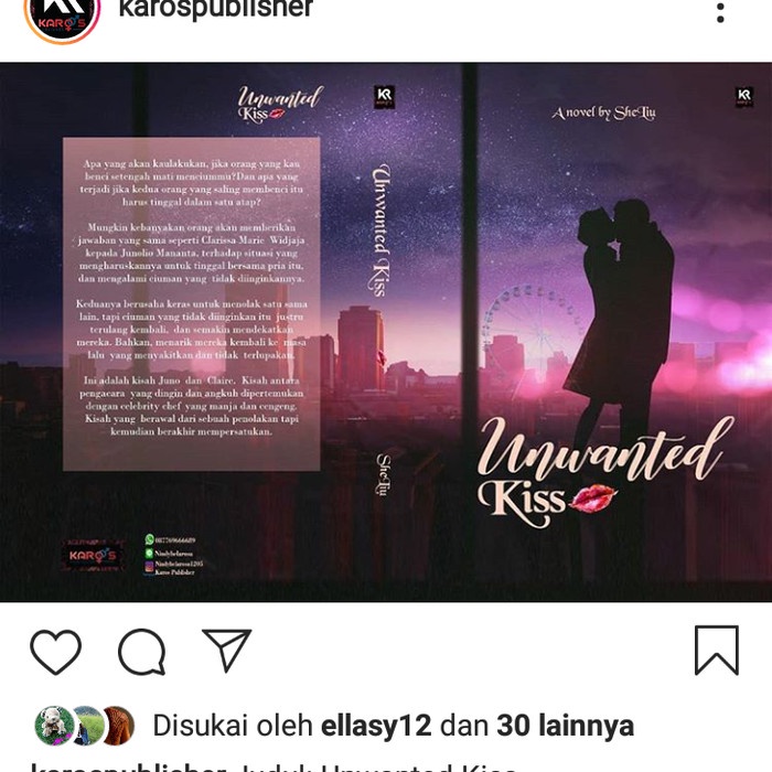 unwanted kiss - novel