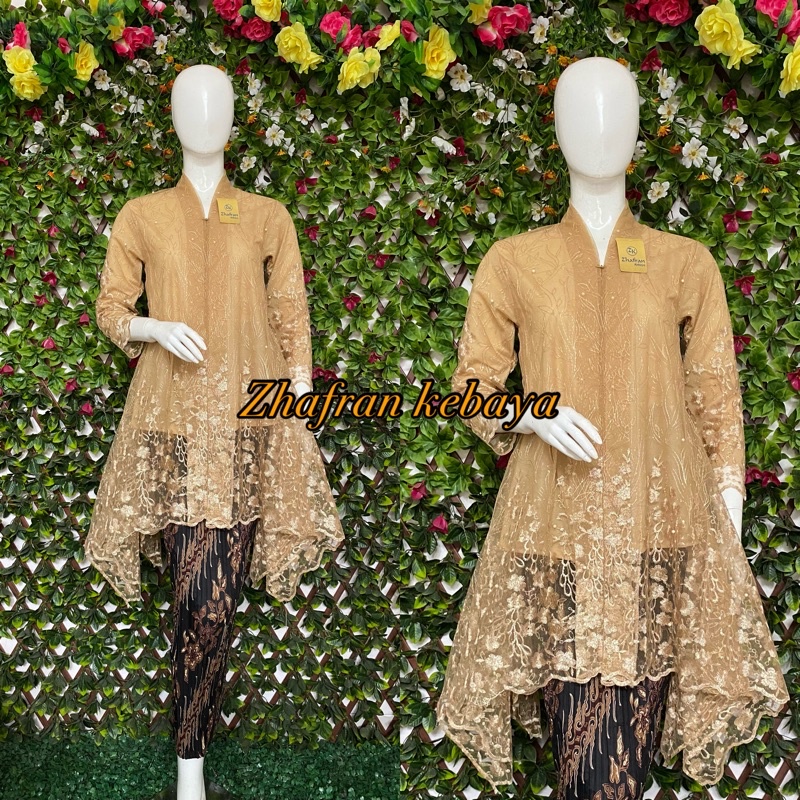 NEW SALE/ Kebaya Brukat Kebaya Modern  melayu Kebaya Remaja Model Busui Bahan Tulle (kwk)