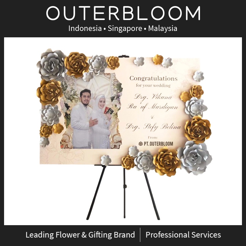 papan bunga kertas   outerbloom pandora paper flower board
