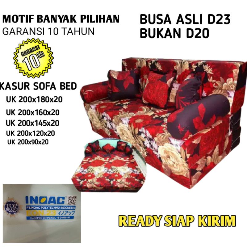 Sofa Bed Kasur Inoac No 1 all variasi ukuran Sofa Bed INOAC original D23 Garansi kempes 10 thn