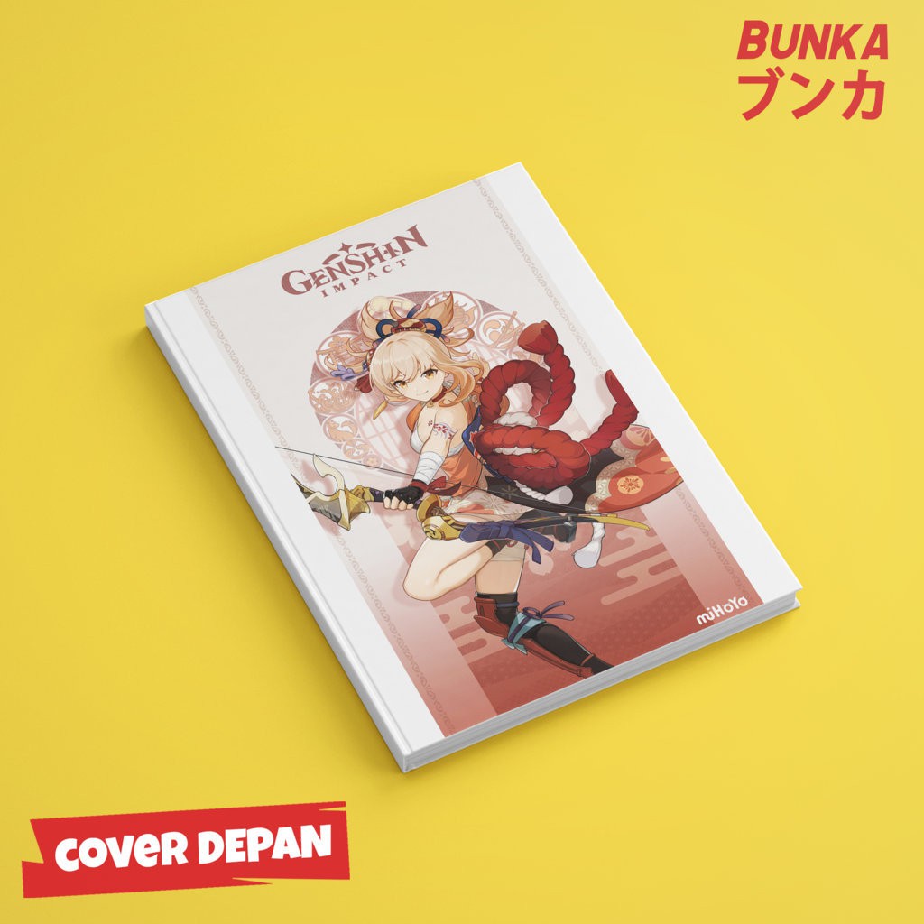 

Notebook Game Genshin Impact Yoimiya Hardcover A5 Buku Tulis Catatan Notes Agenda Planner Jurnal