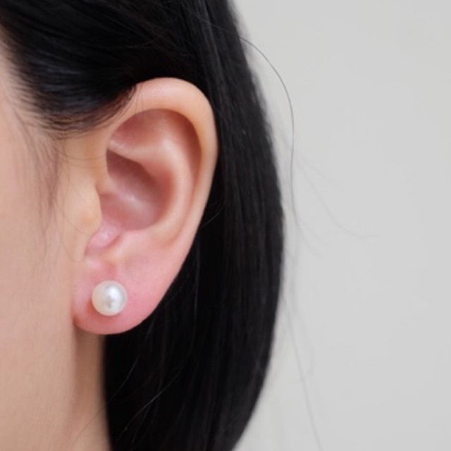 Ark.co - Annaheim pearl earrings anting (single &amp; double) multiway mutiara basic