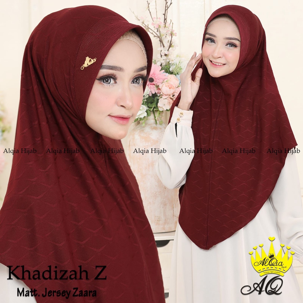 Hijab Instan Bergo Pad Khadizah By Alqia Hijab