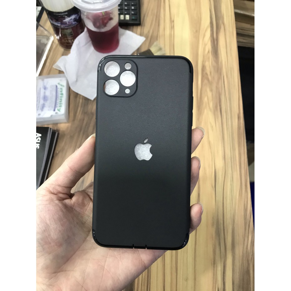 Iphone 11 pro - 11 pro max - case slim matte black original full cover