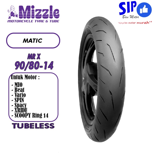 Ban racing matic Mizzle MR X 90 80 14 tubeless MRX MR-X