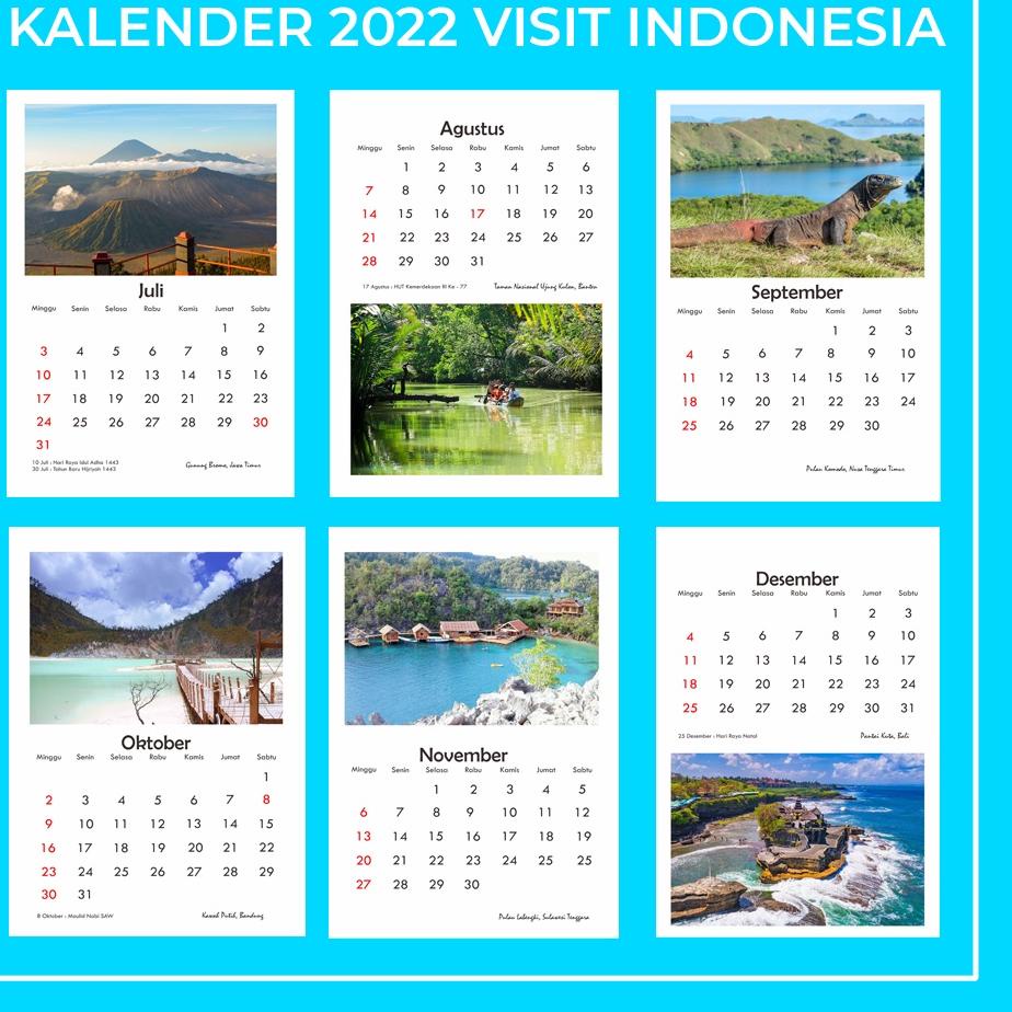 

DISKON BRANDS FESTIVAL KALENDER MEJA 2022 VISIT INDONESIA (BISA CUSTOM FOTO) Diskon 2020