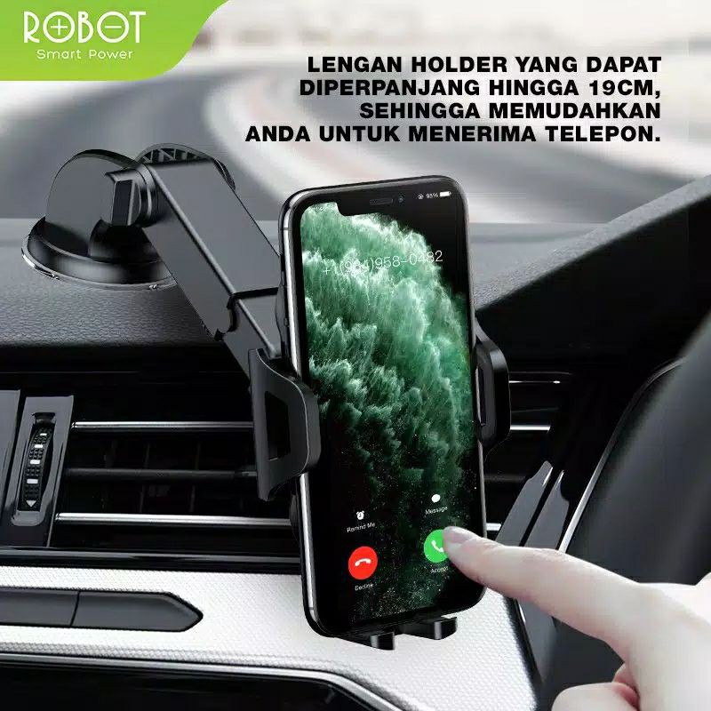 Robot RT-CH12 Car Holder Automatic Lock 360°