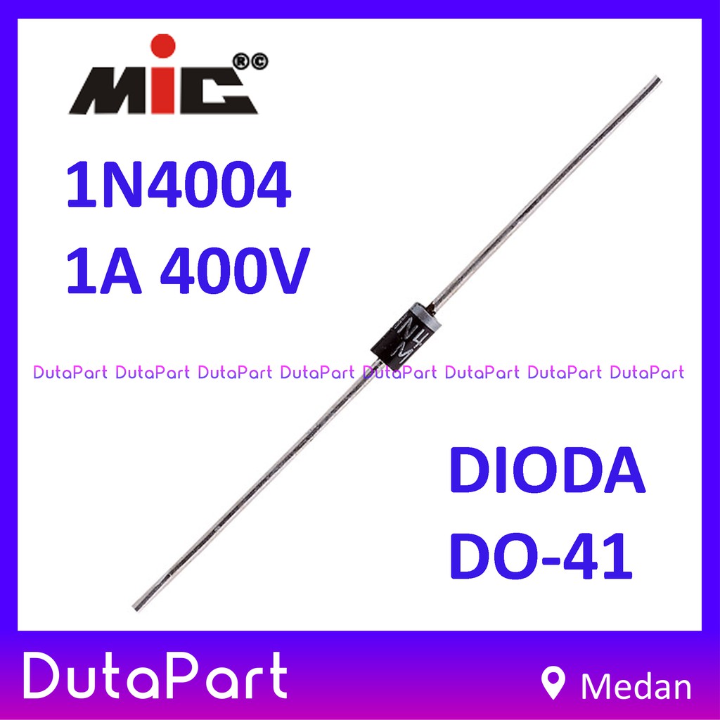 1N4004 IN4004 1N 4004 IN 4004 1A 400V MIC Dioda Diode Rectifier DO-41